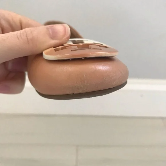 Tory Burch Beige Neutral Flats, size - Picture 10 of 11